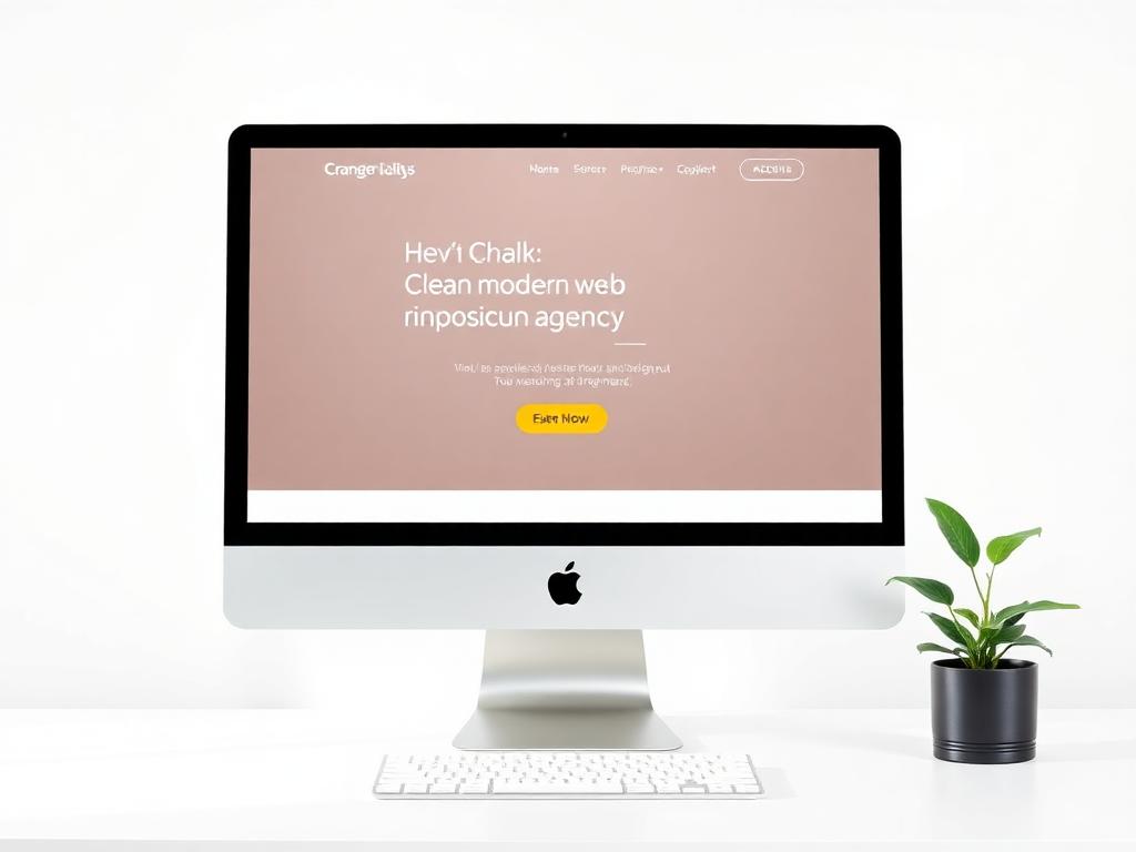 Example ExpertMoney member business website on iMac