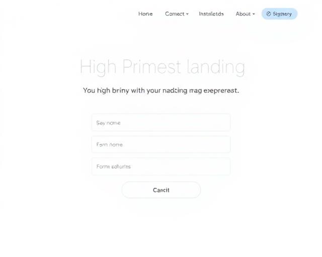 Landing Page High Converting